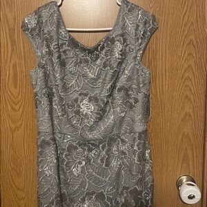 Alex Evenings Gray Dress